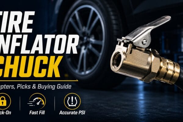 Tire Inflator Chuck: Replacement Adapters, Lock-On Chucks and Gauge Picks